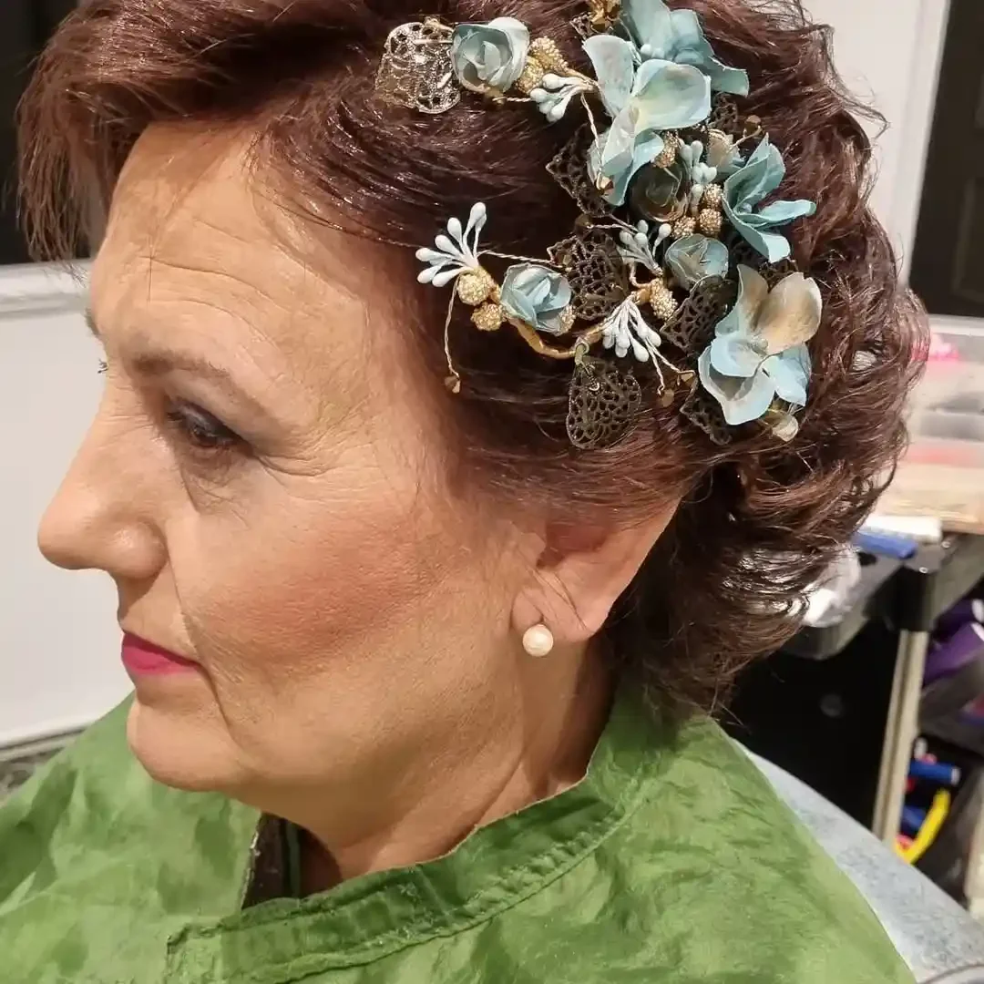 Inicio peinado para boda invitada